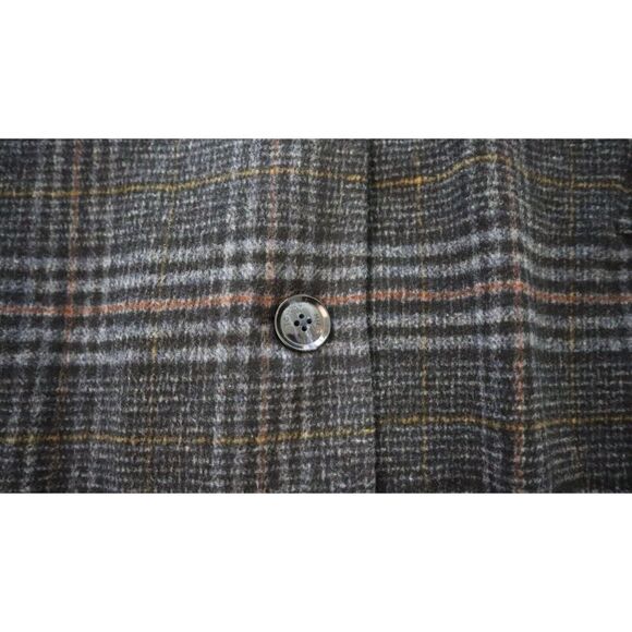 Tommy Hilfiger Men's Sz 38 Short Multi Addison Wool Blend Trim Fit Overcoat $395 - Picture 11 of 13